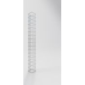 Gabiona Gabionensäule eckig 17 cm x 17 cm, 160 cm Höhe, MW 5 cm x 10 cm