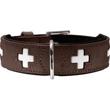 Bild für Hunter Hunde-Halsband Swiss braun-schwarz XXS-XS