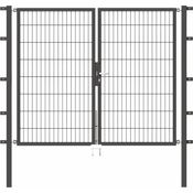 Alberts Doppeltor Flexo mit Zubehör | anthrazit | Breite 200 cm | Höhe 160 cm 
(648459)