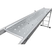 Craftfull Arbeitsplattform für Mehrzweckleiter CF-104A Leiter Gerüst Arbeitsbühne (CF-104A 4x4)