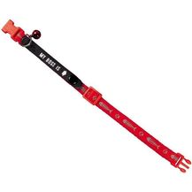 Bild für Nobby Adress-Katzenhalsband My Boss is rot mit Muster