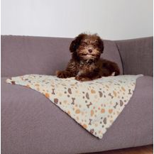 Bild für Trixie Decke Lingo weiß-beige 75 × 50 cm