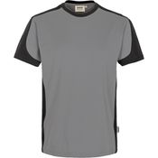 HAKRO T-Shirt Contrast Mikralinar 290, titan-anthrazit, XL
