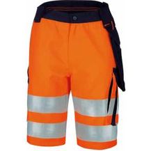 Bild für Vizwell Herren Warnschutz-Kontrast-Short VWTC114 Gr. 66 orange-marine