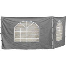 Bild für Grasekamp 2 Seitenteile 300x193cm zu Sahara 3x3m Grau