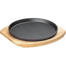 Bild für Küchenprofi Servierplatte rund mit Holzbrett