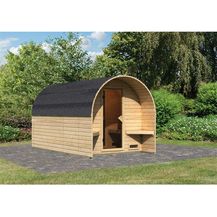 Bild für Karibu Fassshaus 3 Set naturbelassen