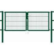 Alberts Doppeltor Flexo mit Zubehör | grün | Breite 200 cm | Höhe 80 cm 
(648053)