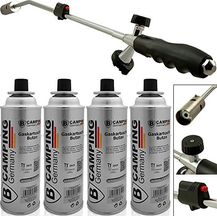 Bild für Unkrautbrenner Gasbrenner Piezo Zündung Unkrautvernichter Brenner Abflammgerät