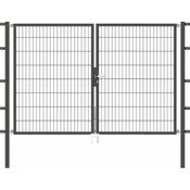 Alberts Doppeltor Flexo mit Zubehör | anthrazit | Breite 250 cm | Höhe 160 cm 
(648558)