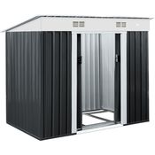 Deuba Gerätehaus Metall verzinkt 3,35m³ Anthrazit