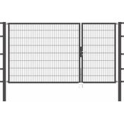 Alberts Doppeltor Flexo mit Zubehör | anthrazit | Breite 100 + 200 cm | Höhe 160 cm 
(647025)