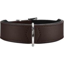 Bild für Hunter Hunde-Halsband Basic braun-schwarz M-L