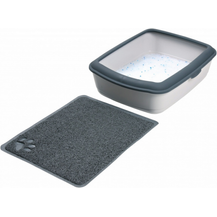 Bild für Trixie Vorleger für Katzentoiletten rechteckig anthrazit 37 × 45 cm