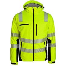 Bild für Winter-Warnschutzsoftshelljacke PREVENT TRENDLINE Gr.L gelb-schwarz