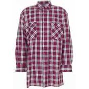 Planam Flanellhemd 2001 Gr. 45-46 rot kariert