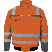 Bild für Winter-Warnschutz Pilotenjacke orange/grau