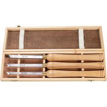 Bild für myMAW HSS-Ringdreheisen 3 Set Satz Koffer Ausdrehstahl Drechselbank Drechseln Drechsel