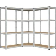 Bild für 3er Metall Regalsystem Easy 