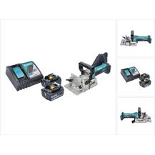 Bild für Makita DPJ 180 RM Akku Nutfräse Flachdübelfräse 18 V und 2x Akku 4,0 Ah und Ladegerät
