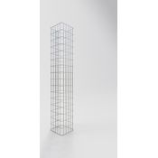 Gabiona Gabionensäule eckig 27 cm x 27 cm, 160 cm Höhe, MW 5 cm x 10 cm