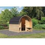 Karibu Fasshaus 2 Set naturbelassen - Preisvergleich