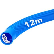 Bild für Kalitec Poolschlauch 38mm blau 12m lang Schwimmbadschlauch