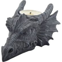 Bild für Vogler 766-2036 Teelichthalter Drachenkopf Drache 12 cm Figur Teelicht