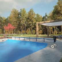 Bild für Oskar Pool Aufroller fahrbar Aufrollvorrichtung für Solarfolie Poolabdeckung