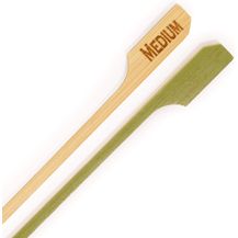 Bild für bamboomn Steak doneness Markieren Bambus Paddel Picks