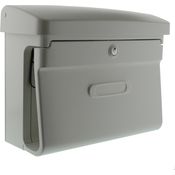 BURG-WÄCHTER, Briefkasten in Matt-Optik, A4 Einwurf-Format, Kunststoff, Bremen 885 W, Weiß