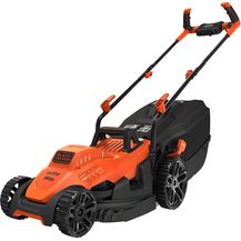 Bild für Black+Decker Elektro-Rasenmäher mit Fahrradlenker-Griff