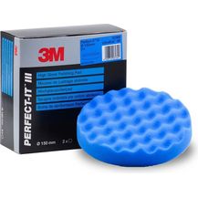 Bild für 2x 3M 50388 Ultrafine SE Anti-Hologramm Polierschwamm blau Durchmesser 150mm