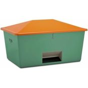 Cemo Streugutbehälter aus GfK - Volumen 2200 l, mit Entnahmeöffnung, Behälter