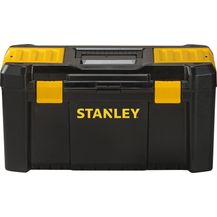 Bild für Stanley Kunststoff-Werkzeugbox-kasten (19 Zoll, mit Kunststoff-Schliessen und Organizern, entnehmbarer Trage)