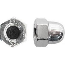 Bild für Sechskant-Hutmuttern-M8-Edelstahl-A2 DIN1587 Kappenmutter hohe Form