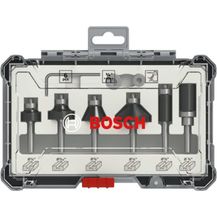 Bild für Bosch Professional 6tlg. Rand- und Kantenfräser Set (für Holz, für Oberfräsen mit 1-4 Zoll Schaft)