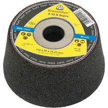 Bild für KLINGSPOR 13728 A 30 R Schleiftopf 110 x 55 x 22,23 mm gekröpft (Inhalt: 6)