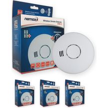 Bild für 3x Nemaxx HW-2 Funkrauchmelder Rauchmelder Hitzemelder mit kombiniertem Rauch- und Thermosensor nach DIN EN 14604