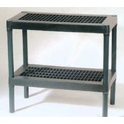 Rion Green Kunststoff Pflanztisch Grün mit 2 Etagen