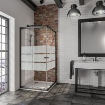 Bild für Schulte Duschkabine Sunny Eckeinstieg mit Schiebetüren