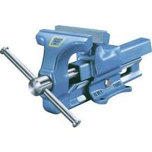 Bild für Heuer Schraubstock (ganz aus Stahl geschmiedet, unzerbrechlich, Backenbreite: 140 mm, Spannweite: 140 mm)