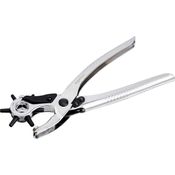 AmazonBasics ? Leder-Lochzangen-Set, Drehlochzange, verschiedene Lochgrößen, mit Aufweitwerkzeug