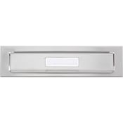 BURG-WÄCHTER Außen-Einwurfblende mit Namensschild, Edelstahl, Porta 791 Ni