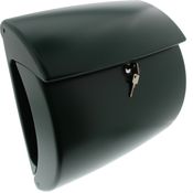 BURG-WÄCHTER, Briefkasten, Edles Design, A4 Einwurf-Format, Innenbeleuchtung, Kunststoff, Kiel 886 GR, Grün