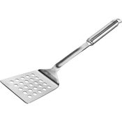 RÖSLE Barbecue-Wender, Hochwertiger Grillwender mit angeschliffener Kante und Rundgriff, Edelstahl 18/10, spülmaschinengeeignet
