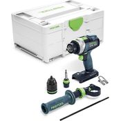 Festool QUADRIVE TPC 18/4 I-Basic Akku-Schlagbohrschrauber 18V Brushless 75Nm Zubehör Koffer - ohne Akku - ohne Ladegerät