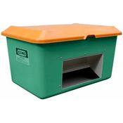 Cemo Streugutbehälter aus GfK - Volumen 400 l, mit Entnahmeöffnung, Behälter