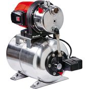 Einhell Hauswasserwerk GC-WW 1250 NN 1200 W, max. 5 bar, 5000 l/h Fördermenge, max. 50 m Förderhöhe, wartungsfreier Motor, Wasserablassschraube, 20 L Edelstahldruckkessel Hauswasserwerk