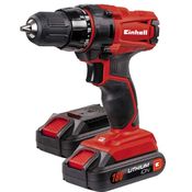 Einhell Akku Bohrschrauber TC-CD 18-2 Li (2 x 18V Akkus, 1,3 Ah, 38 Nm, Quick Stop, Transportkoffer)